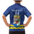 Custom Curacao Football Family Matching Mermaid Dress and Hawaiian Shirt La Familia Azul