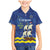 Custom Curacao Football Family Matching Mermaid Dress and Hawaiian Shirt La Familia Azul