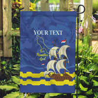 Custom Curacao Football Garden Flag La Familia Azul
