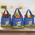Custom Curacao Football Grocery Bag La Familia Azul