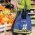 Custom Curacao Football Grocery Bag La Familia Azul