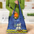 Custom Curacao Football Grocery Bag La Familia Azul
