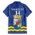 Custom Curacao Football Hawaiian Shirt La Familia Azul