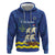 Custom Curacao Football Hoodie La Familia Azul