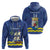 Custom Curacao Football Hoodie La Familia Azul