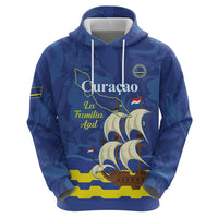 Custom Curacao Football Hoodie La Familia Azul