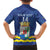Custom Curacao Football Kid Hawaiian Shirt La Familia Azul