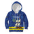 Custom Curacao Football Kid Hoodie La Familia Azul