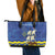 Custom Curacao Football Leather Tote Bag La Familia Azul
