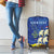 Custom Curacao Football Luggage Cover La Familia Azul