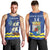 Custom Curacao Football Men Tank Top La Familia Azul