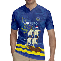 Custom Curacao Football Rugby Jersey La Familia Azul