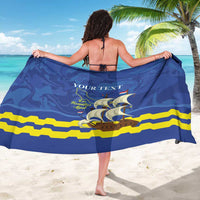 Custom Curacao Football Sarong La Familia Azul