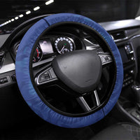Curacao Football Steering Wheel Cover La Familia Azul
