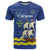 Custom Curacao Football T Shirt La Familia Azul