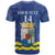 Custom Curacao Football T Shirt La Familia Azul
