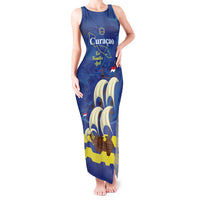 Custom Curacao Football Tank Maxi Dress La Familia Azul