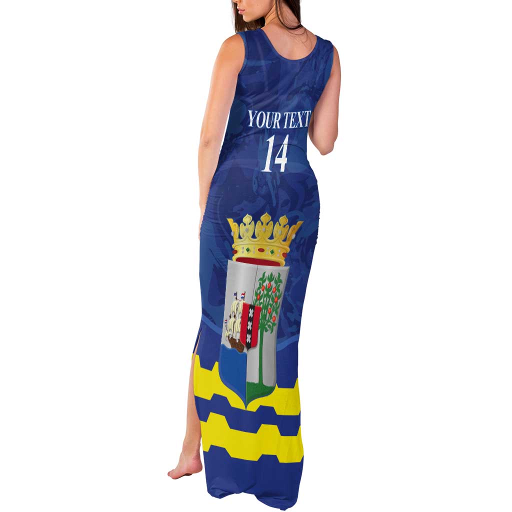 Custom Curacao Football Tank Maxi Dress La Familia Azul