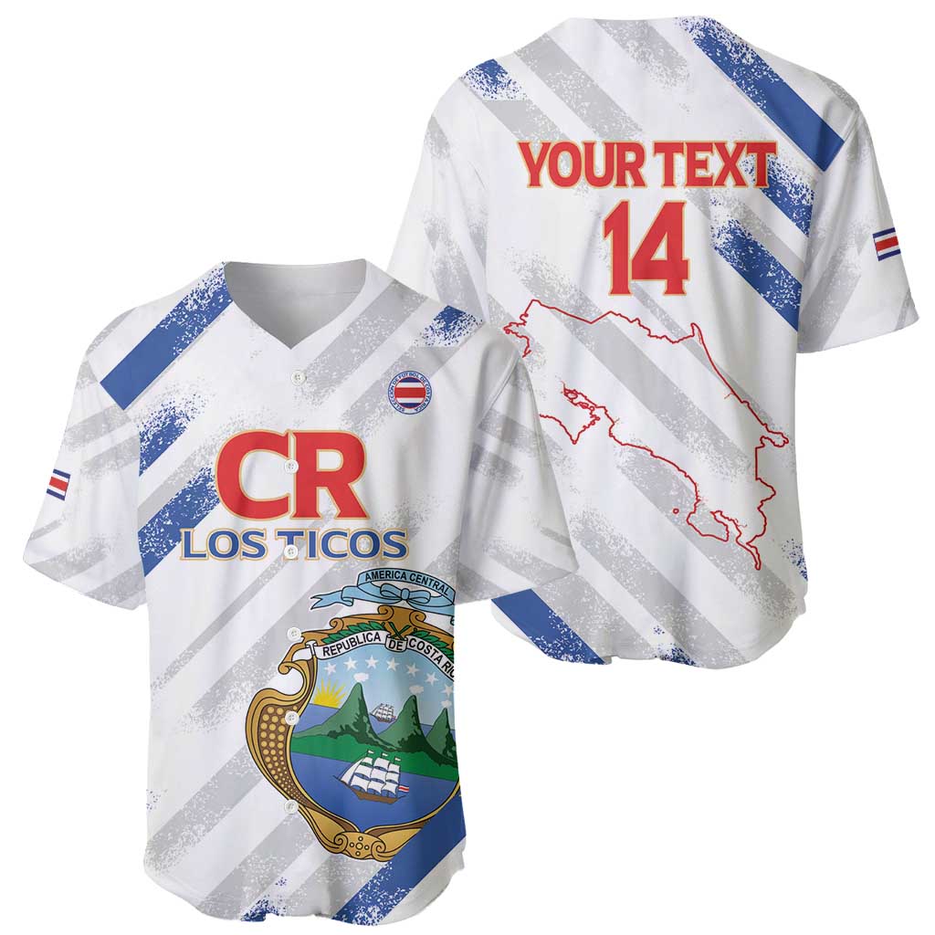 Custom Costa Rica Football Baseball Jersey Go Champions Los Ticos