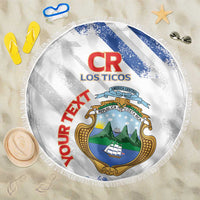 Custom Costa Rica Football Beach Blanket Go Champions Los Ticos