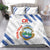 Custom Costa Rica Football Bedding Set Go Champions Los Ticos