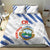 Custom Costa Rica Football Bedding Set Go Champions Los Ticos