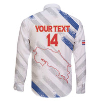 Custom Costa Rica Football Family Matching Summer Maxi Dress and Hawaiian Shirt Go Champions Los Ticos