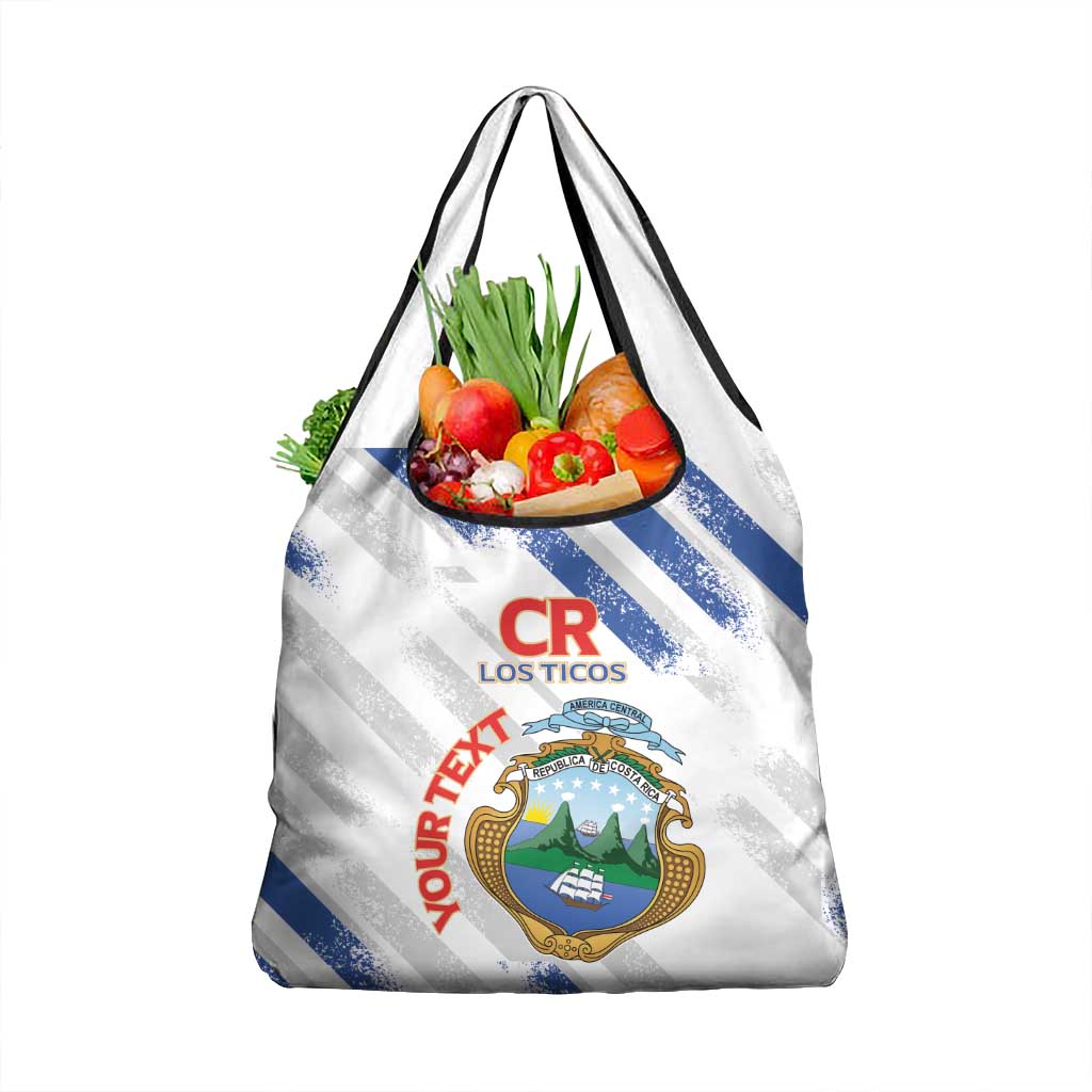 Custom Costa Rica Football Grocery Bag Go Champions Los Ticos