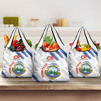 Custom Costa Rica Football Grocery Bag Go Champions Los Ticos