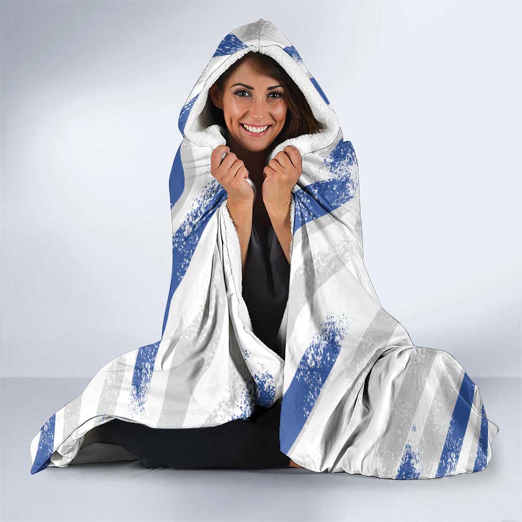 Custom Costa Rica Football Hooded Blanket Go Champions Los Ticos