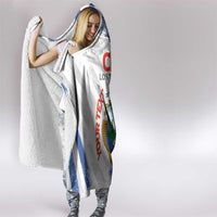 Custom Costa Rica Football Hooded Blanket Go Champions Los Ticos