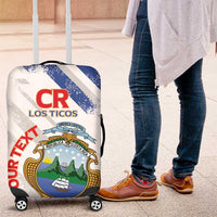 Custom Costa Rica Football Luggage Cover Go Champions Los Ticos
