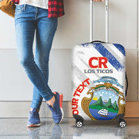 Custom Costa Rica Football Luggage Cover Go Champions Los Ticos