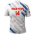 Custom Costa Rica Football Polo Shirt Go Champions Los Ticos