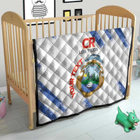 Custom Costa Rica Football Quilt Go Champions Los Ticos