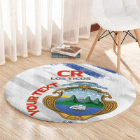 Custom Costa Rica Football Round Carpet Go Champions Los Ticos