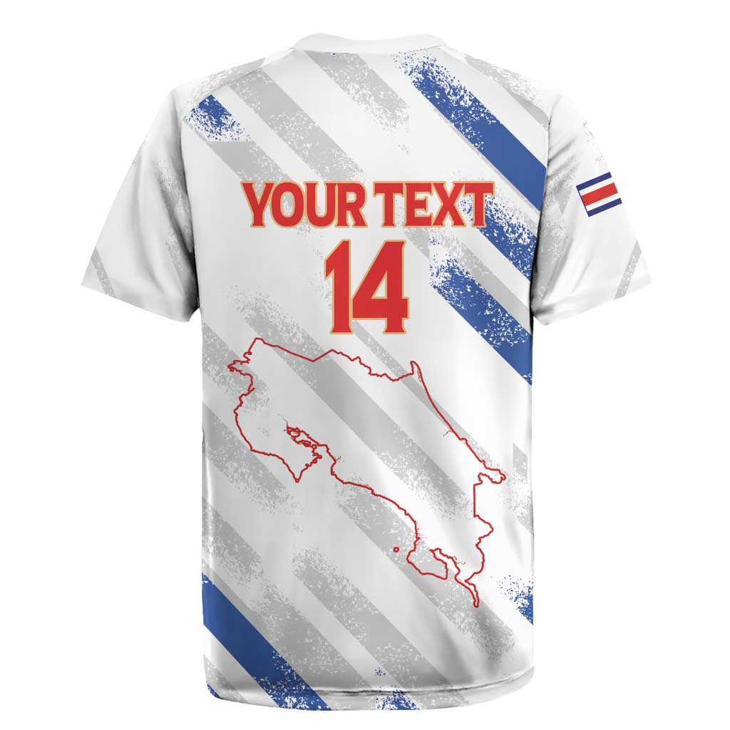 Custom Costa Rica Football Rugby Jersey Go Champions Los Ticos