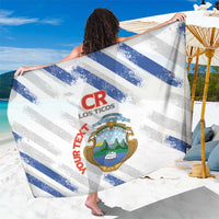 Custom Costa Rica Football Sarong Go Champions Los Ticos