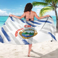 Custom Costa Rica Football Sarong Go Champions Los Ticos
