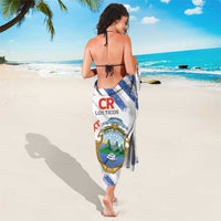 Custom Costa Rica Football Sarong Go Champions Los Ticos