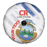 Custom Costa Rica Football Spare Tire Cover Go Champions Los Ticos