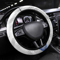 Costa Rica Football Steering Wheel Cover Go Champions Los Ticos