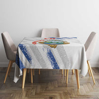 Custom Costa Rica Football Tablecloth Go Champions Los Ticos