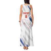 Custom Costa Rica Football Tank Maxi Dress Go Champions Los Ticos