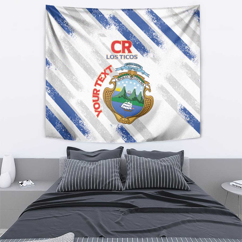 Custom Costa Rica Football Tapestry Go Champions Los Ticos