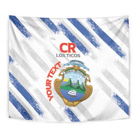 Custom Costa Rica Football Tapestry Go Champions Los Ticos