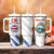 Custom Costa Rica Football Tumbler With Handle Go Champions Los Ticos