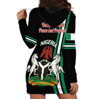 Nigeria Hoodie Dress Nigeria Coat Of Arms Simple Style - Wonder Print Shop