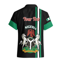 Personalised Nigeria Hawaiian Shirt Nigeria Coat Of Arms Simple Style - Wonder Print Shop
