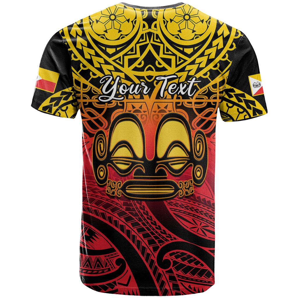 Personalised Marquesas Islands T Shirt Tiki Polynesian Marquesan Pattern - Wonder Print Shop